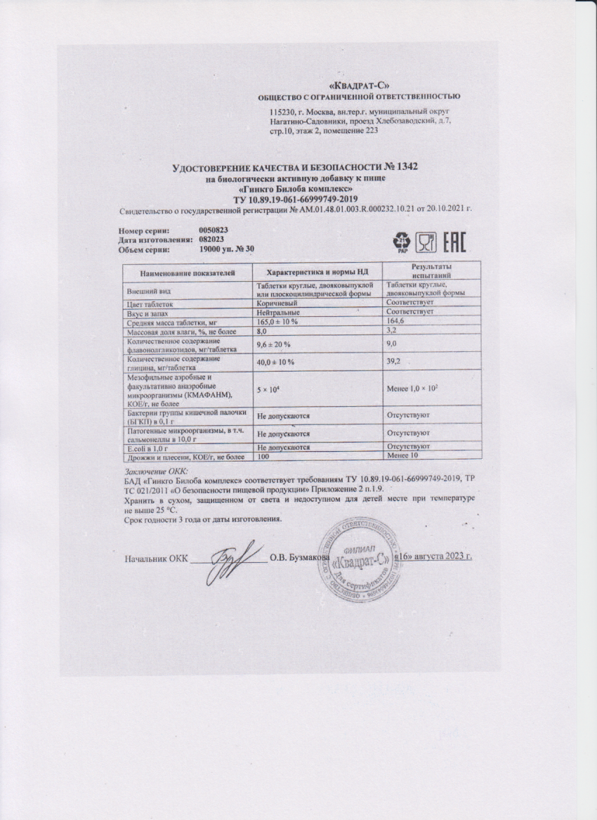 Паспорт №082023